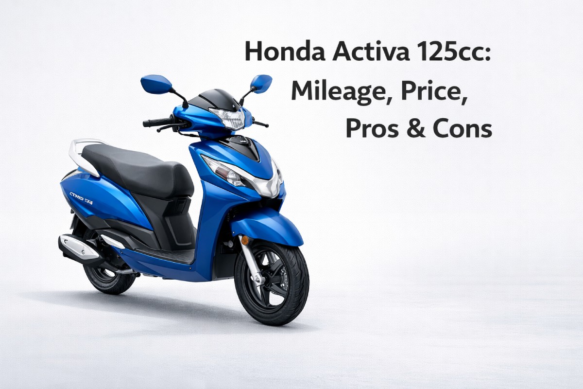 Honda Activa 125cc: Mileage, Price, Pros & Cons